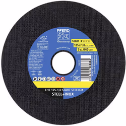 Dettagli tecnici Dimensione, Ø 125 mm Giri (max) 12200 giri/min Idoneità del materiale Acciaio inox, Acciaio Spessore 1 Ulter ...