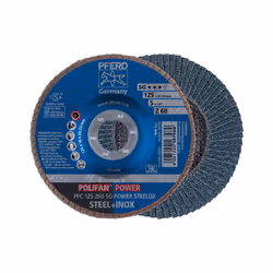 PFERD PFC 125 Z 60 SG POWER STEELOX, Metallo, 12200 Giri/min, 12,5 cm, 10 pz