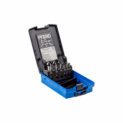 PFERD SET KES HSS DIN 335 C90° 6 HC-FEP, Acciaio, Ghisa, Di metalli non ferrosi, Acciaio inox, Alluminio, High-Speed Steel (H ...