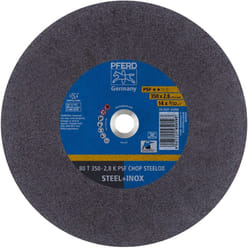 Pferd - 69690001 - Disco da taglio per sega circolare, 5 pezzi, t 350 x 2,8 x 25,4 mm, linea universale psf chop steelox, per acciaio, acciaio inox