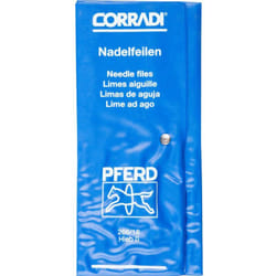 Pferd - 12315092 Kit di lime ad ago corradi svizzera Hieb 0 in borsa a rullo in pvc Lunghezza 180 mm 1 pz.
