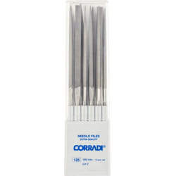 Pferd - 12325164 Kit di lime ad ago corradi taglio svizzero 2 in scatola di plastica Lunghezza 160 mm 1 pz.