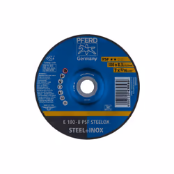 PFERD E 180-8 PSF STEELOX, Metallo, 8500 Giri/min, 18 cm, 8,3 mm, 10 pz