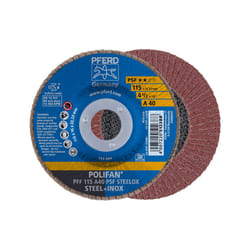 PFERD PFF 115 A 40 PSF STEELOX fornitura per utensili rotanti per molatura/levigatura Metallo
