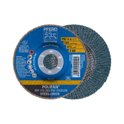 PFERD PFF 115 Z 60 PSF STEELOX fornitura per utensili rotanti per molatura/levigatura Metallo