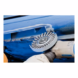 PFERD POS RBG 15013/22,2 ST 0,60 Ruota a raggi di filo di acciaio 15 cm - Vista aggiuntiva 3