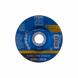 PFERD E 115-7 PSF STEELOX, Metallo, 13300 Giri/min, 11,5 cm, 7,2 mm, 10 pz