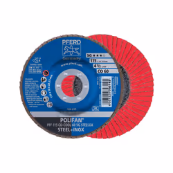 PFERD PFF 115 CO-COOL 60 SG STEELOX, Metallo, 13300 Giri/min, 11,5 cm, 10 pz
