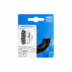 PFERD POS TBG 65/M14 CT INOX 0,50 Ruota a raggi di filo di acciaio 6,5 cm - Vista aggiuntiva 2