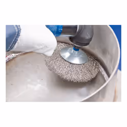 PFERD KBU 9510/6 INOX 0,30 Ruota a raggi di filo di acciaio 9,5 cm