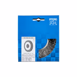 PFERD POS RBU 12520/14,0 ST 0,30 Ruota a raggi di filo di acciaio 12,5 cm