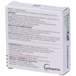 Drontal Farmaco Veterinario Infestazioni Parassitarie dei Gatti 2 Compresse - Vista aggiuntiva 4