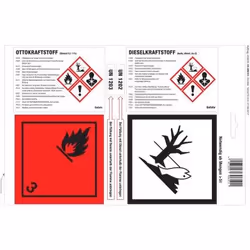 hünersdorff 306100, Rosso, Bianco, 275 mm, 182 mm, 205 g, 25 pz