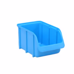 hünersdorff 673300, Cesto portaoggetti, Blu, Rettangolare, Polipropilene (PP), Monocromatico, Interno, Esterno