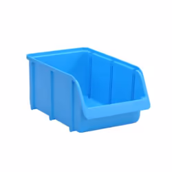 hünersdorff 674300, Cesto portaoggetti, Blu, Rettangolare, Polipropilene (PP), Monocromatico, Interno, Esterno