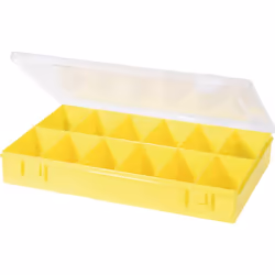 Dettagli tecnici Caratteristiche componenti suddivisione fissa Colore Giallo Colore coperchio Trasparente Dimensione del prod ...