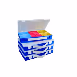 hünersdorff 600800 scatola di conservazione Armadietto portaoggetti Rettangolare Polipropilene (PP) Blu