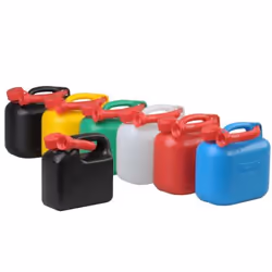 hünersdorff 811400 tanica per carburante 5 L Plastica Nero, Rosso