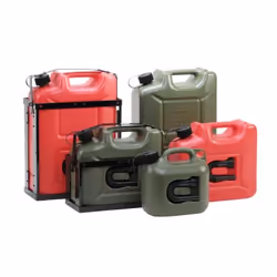 hünersdorff 800300 tanica per carburante 5 L Plastica Nero, Rosso - Vista aggiuntiva 4