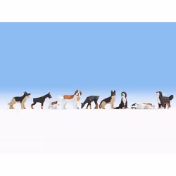 NOCH Dogs, HO (1:87), Multicolore