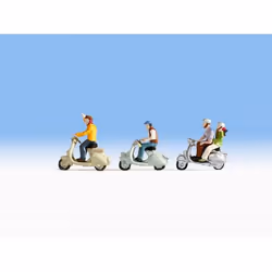 NOCH Scooter Drivers, HO (1:87), Multicolore