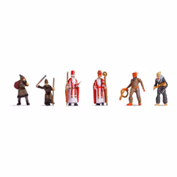 NOCH Santa Claus & Knecht Ruprecht, HO (1:87), Multicolore