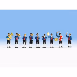 NOCH Music Band, N (1:160), Nero, Blu, Rosso, Bianco