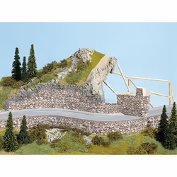 NOCH Carton Wall “Cut Quarrystone” parte e accessorio di modellino in scala Parete