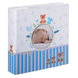 Hama Tim album fotografico e portalistino Blu, Bianco 200 fogli 10 x 15