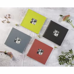 Hama Fine Art album fotografico e portalistino Grigio 50 fogli 10 x 15 cm Rilegatura a spirale - Vista aggiuntiva 8