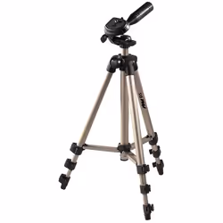 Hama Treppiede "Star 5", argento (36,5-106,5 cm), testa 3D con sgancio rapido, gambe in 4 sezioni, con borsa per trasporto, 3 ...