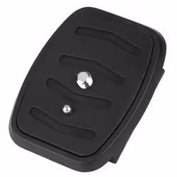 Hama Quick Release Plate for Tripods Star 55/56/57 with Videopin, Nero, 36 g