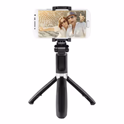Hama Funstand 57, Smartphone, Nero, Ogni marca, Metallo, Plastica, 6 cm, 8,5 cm