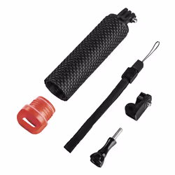Hama 00004458 monopiede per fotocamera 1/4" Plastica Nero, Rosso - Vista aggiuntiva 7
