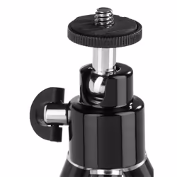 Hama Mini Treppiedi, nero (14-21 cm, 124 g), testa 3D, gambe in 2 sezioni - Vista aggiuntiva 4