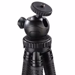Hama Mini Treppiedi con gambe a snodo per Smartphone, Gopro e fotocamera, 27 cm, nero - Vista aggiuntiva 4