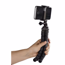 Hama Flex treppiede Smartphone/fotocamera di azione 3 gamba/gambe Nero - Vista aggiuntiva 5