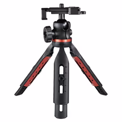 Hama Solid treppiede Smartphone/Tablet 3 gamba/gambe Nero, Rosso