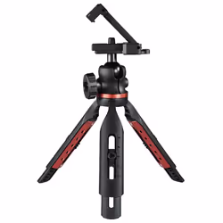 Hama Solid treppiede Smartphone/Tablet 3 gamba/gambe Nero, Rosso