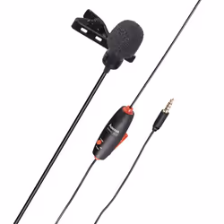 Hama Smart, Microfono a clip, 34 dB, 50 - 20000 Hz, 2200 Ω, Omnidirezionale, Cablato