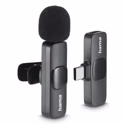 Hama Smart Wireless Nero Microfono Lavalier/Lapel - Vista aggiuntiva 2