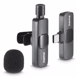 Hama Smart Wireless Nero Microfono Lavalier/Lapel - Vista aggiuntiva 4