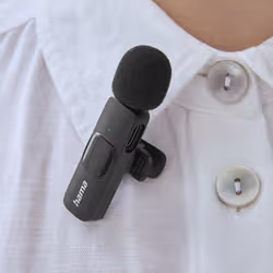 Hama Smart Wireless Nero Microfono Lavalier/Lapel - Vista aggiuntiva 7