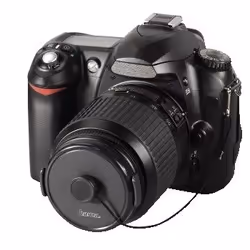Hama Lens Cap Holder tappo per obiettivo Fotocamera Nero
