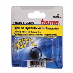 Hama Lens Cap Holder tappo per obiettivo Fotocamera Nero - Vista aggiuntiva 5