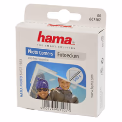 Hama 00007107 angolo per foto 500 pz Trasparente, Bianco