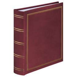 Hama London album fotografico e portalistino Rosso 100 fogli 10 x 15 Rilegatura all'inglese