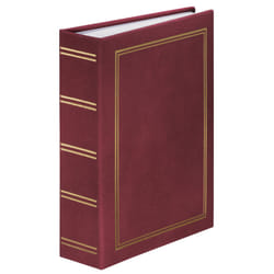 Hama London album fotografico e portalistino Rosso 100 fogli 9 x 13 Rilegatura all'inglese