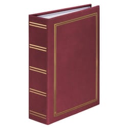 Hama London album fotografico e portalistino Rosso 100 fogli 13 x 18 Rilegatura all'inglese