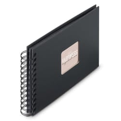 Hama 00009833 album fotografico e portalistino Nero 50 fogli 10 x 15 Rilegatura a spirale